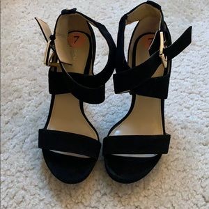 Black Michael Kors heels. New!